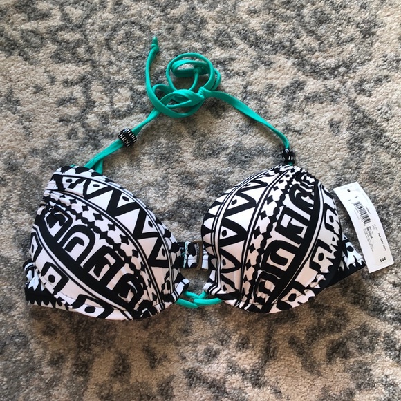 Bisou Bisou Other - bisou bisou black and white swimsuit top